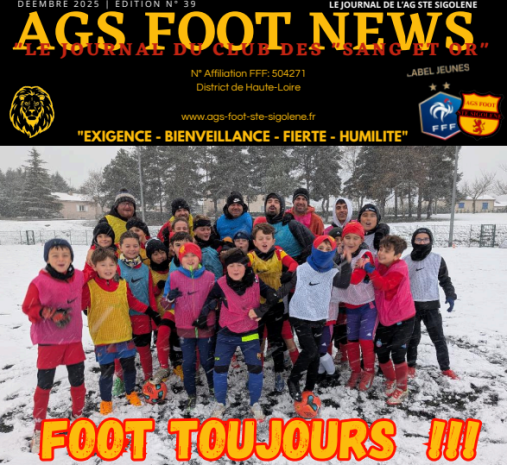 Journal du Club de DECEMBRE 25 est dispo !